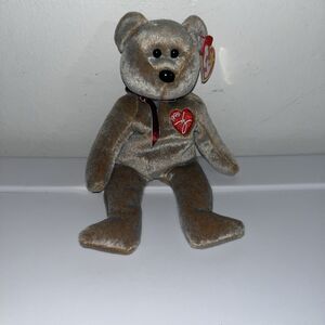 Ty Beanie Baby -"1999 Signature Bear" - Mint Condition with Tags